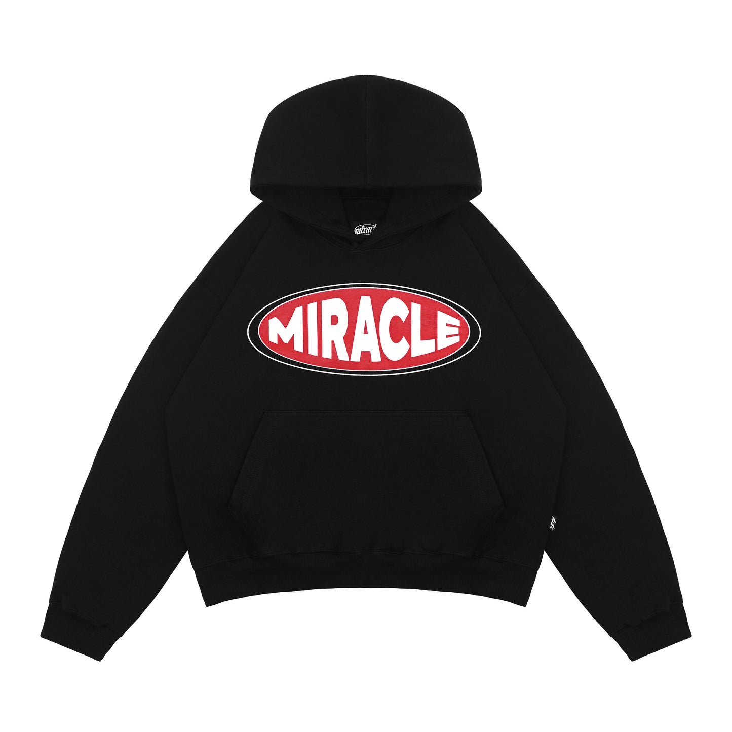 Miracle Mates - Snerta Black  Boxy Hoodie