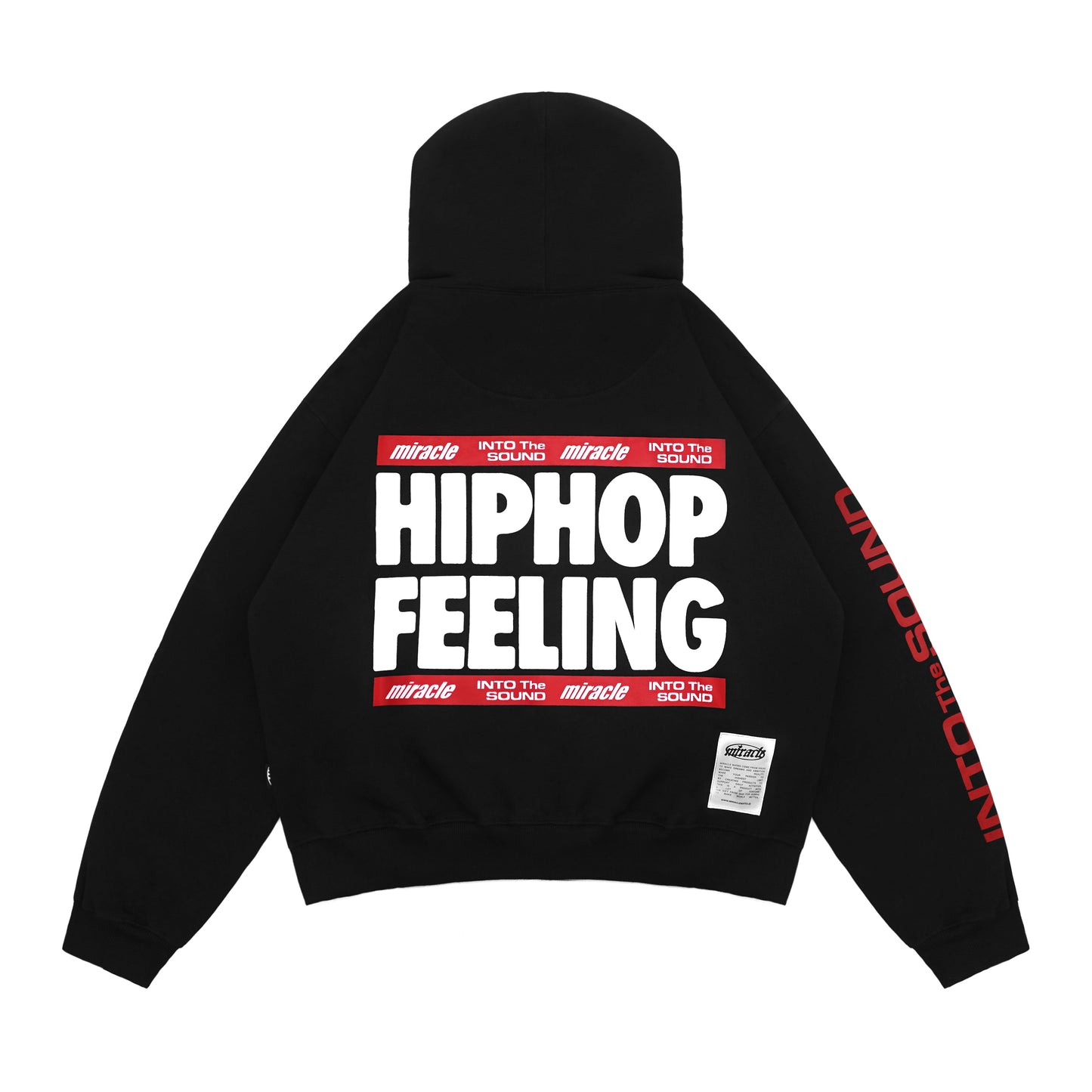 Miracle Mates - Vain Black  Boxy Hoodie