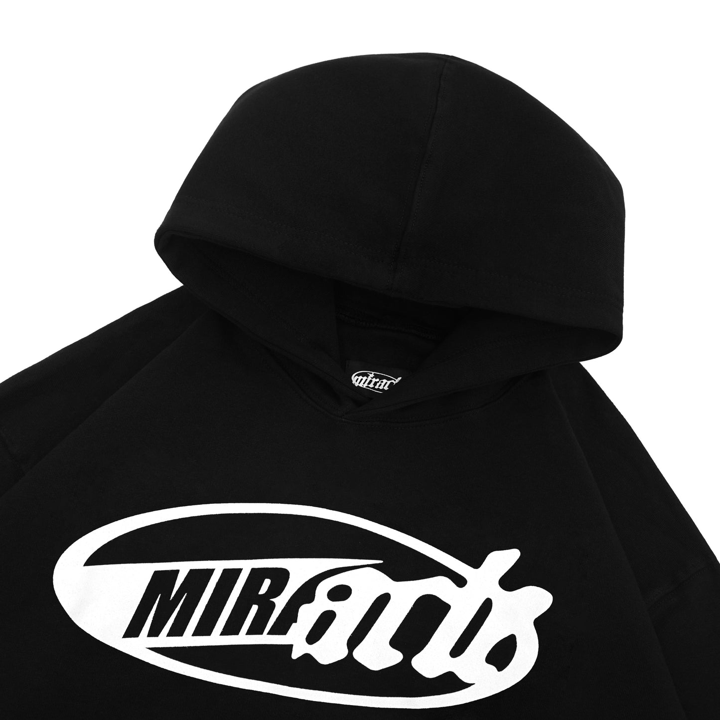 Equal Black Boxy Hoodie