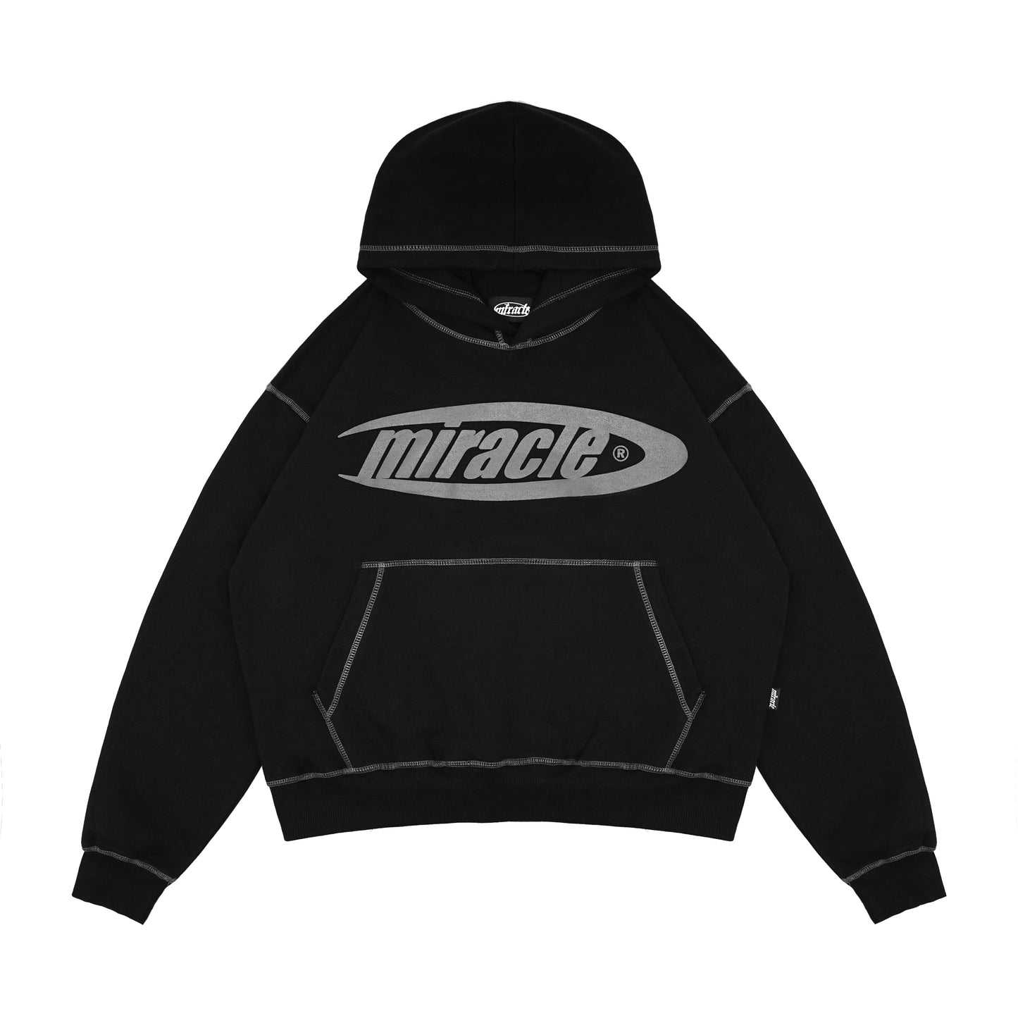 Miracle Mates - Diviser Black Boxy Hoodie
