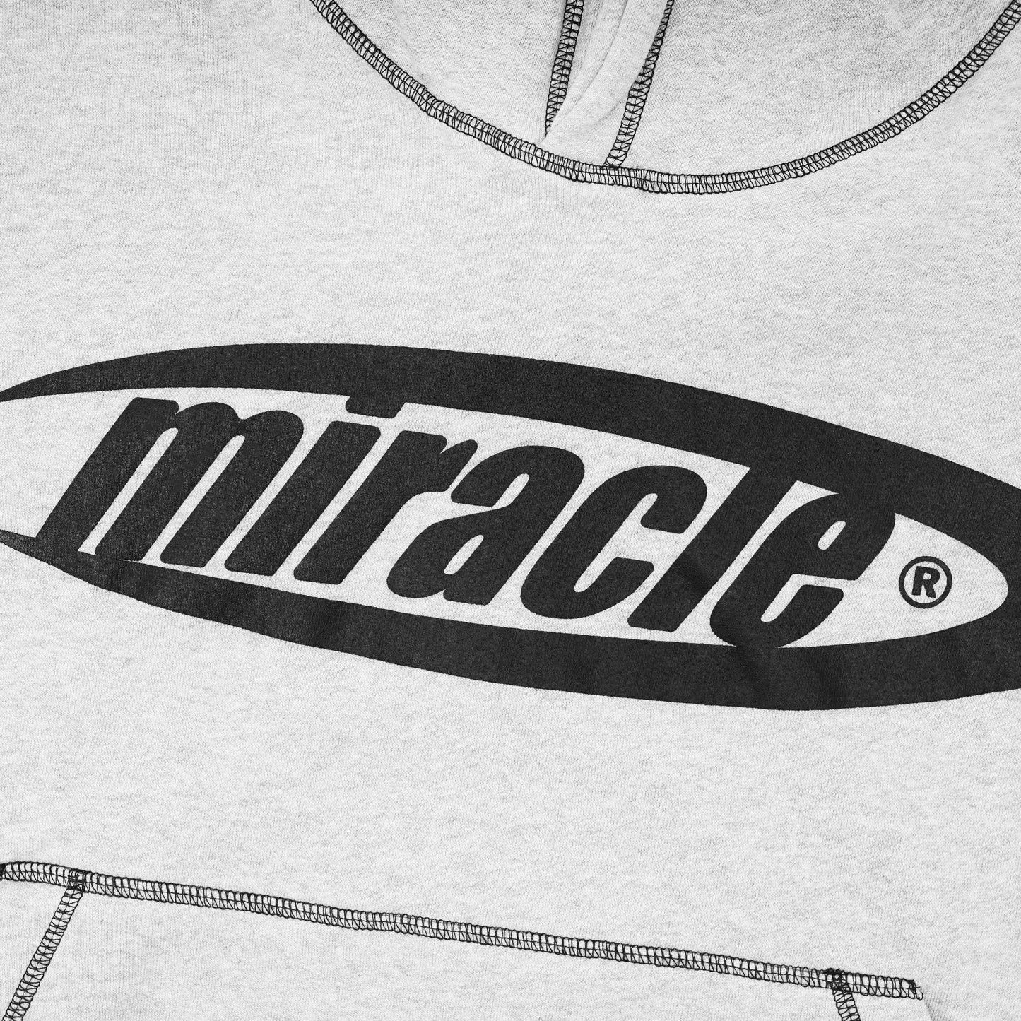 Miracle Mates - Diviser Grey Boxy Hoodie