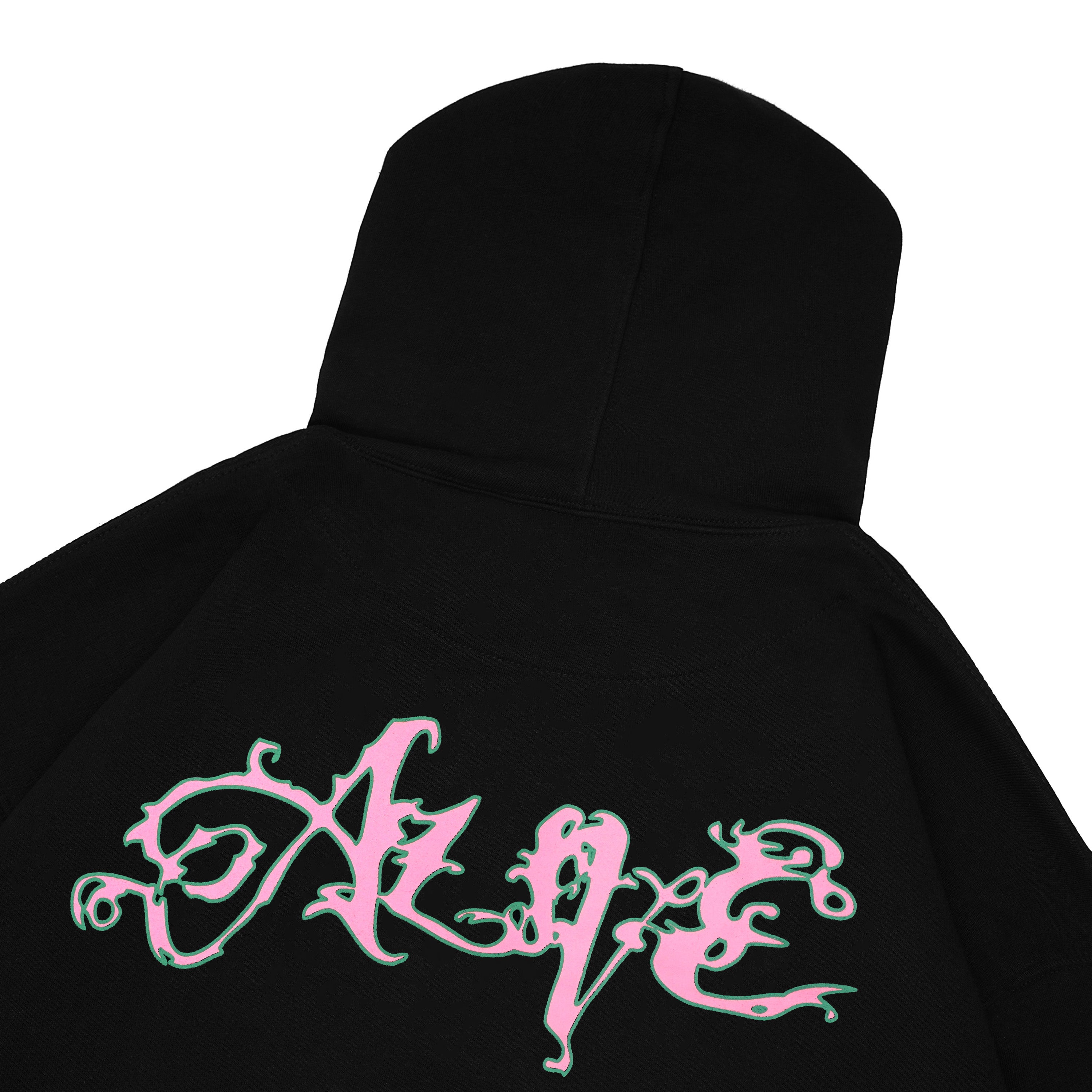 Repov Black Boxy Zip Hoodie – Miracle Mates