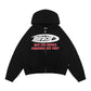 Miracle Mates - Stellins Black Boxy Zip Hoodie