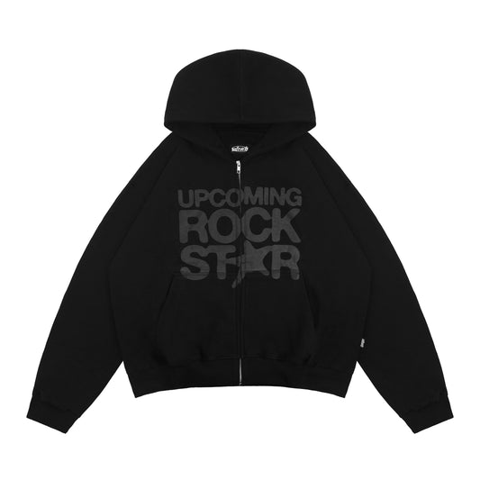 Miracle Mates - Cursive Black Boxy Hoodie