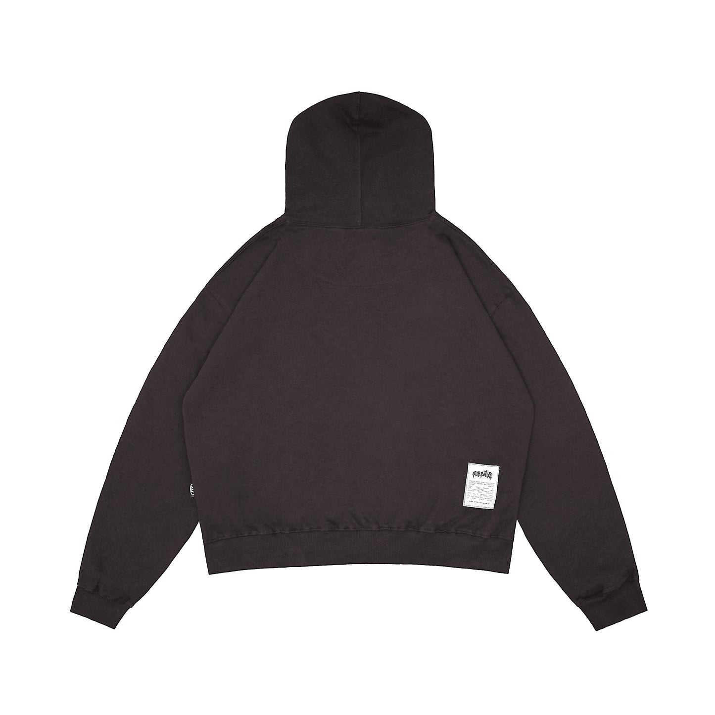 Plein Brown Boxy Hoodie