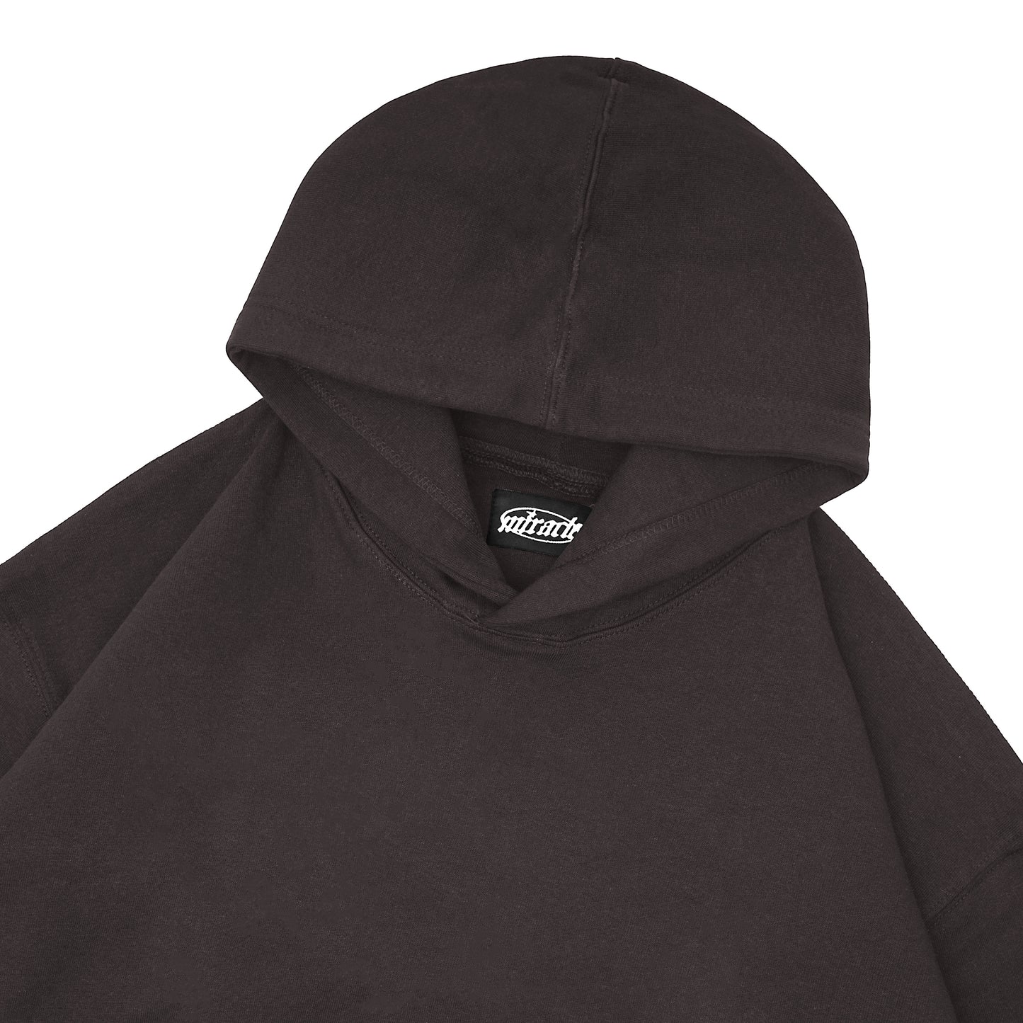 Plein Brown Boxy Hoodie