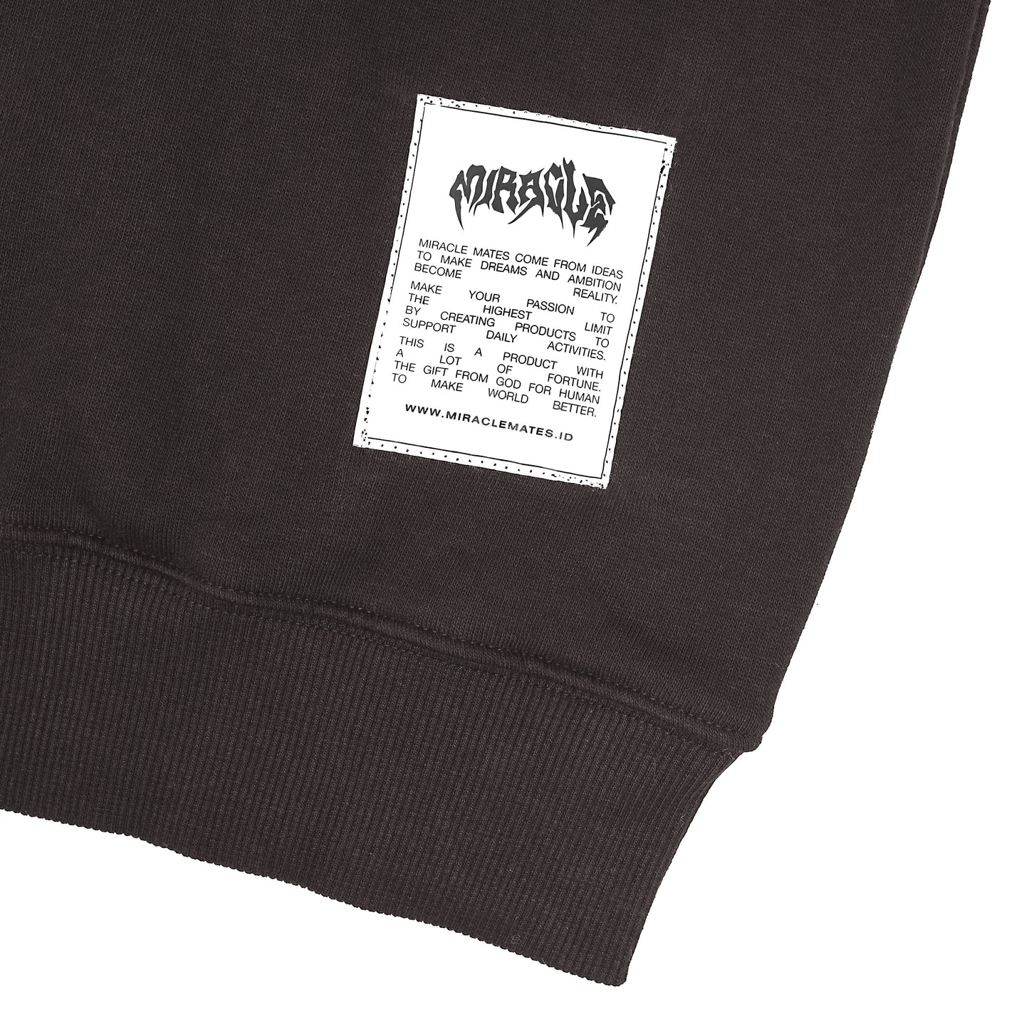 Plein Brown Boxy Hoodie