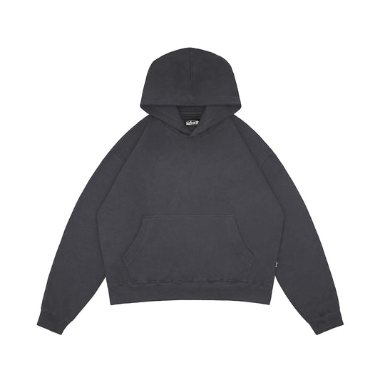 Plein Dark Grey Boxy Hoodie