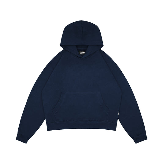 Plein Navy Boxy Hoodie