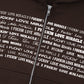 Domme Brown Boxy Zip Hoodie
