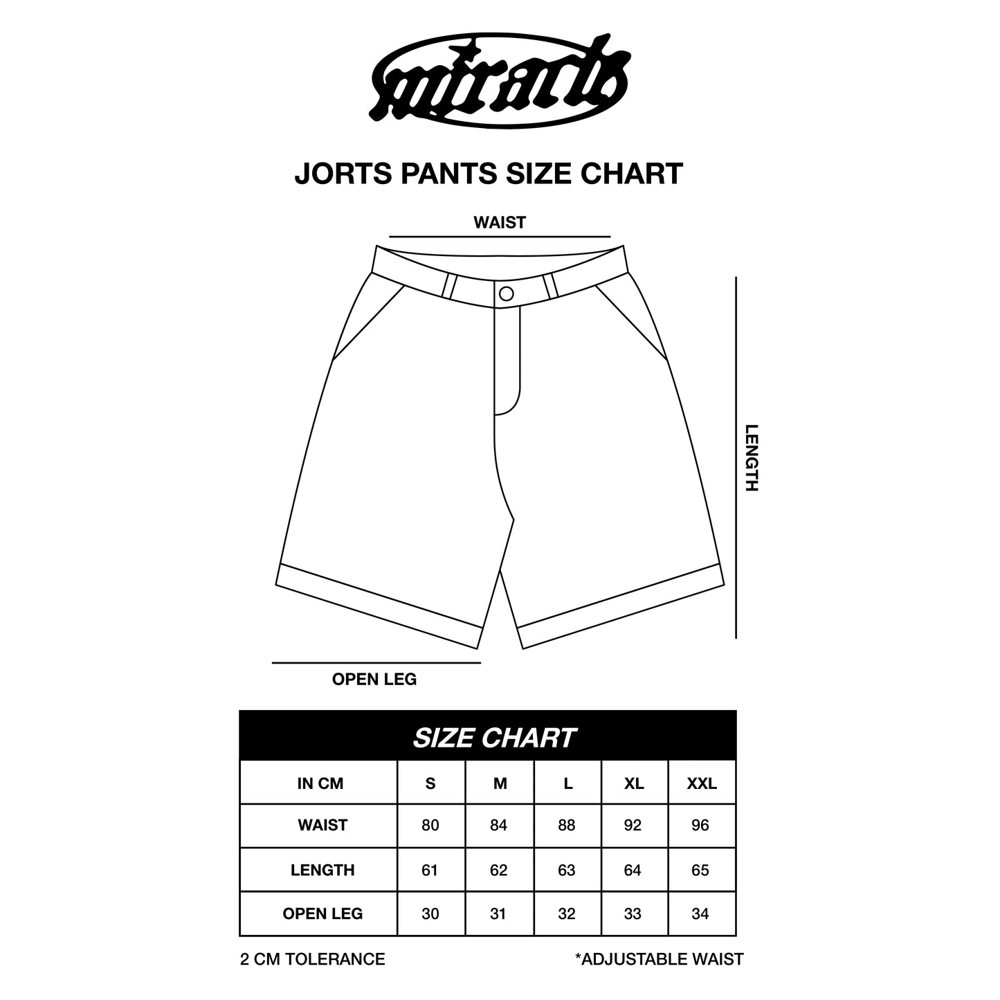 Miracle Mates - Staper Black Jorts Pants