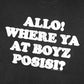 Miracle Mates - Allo Black Wash T Shirt Collaboration K3BI