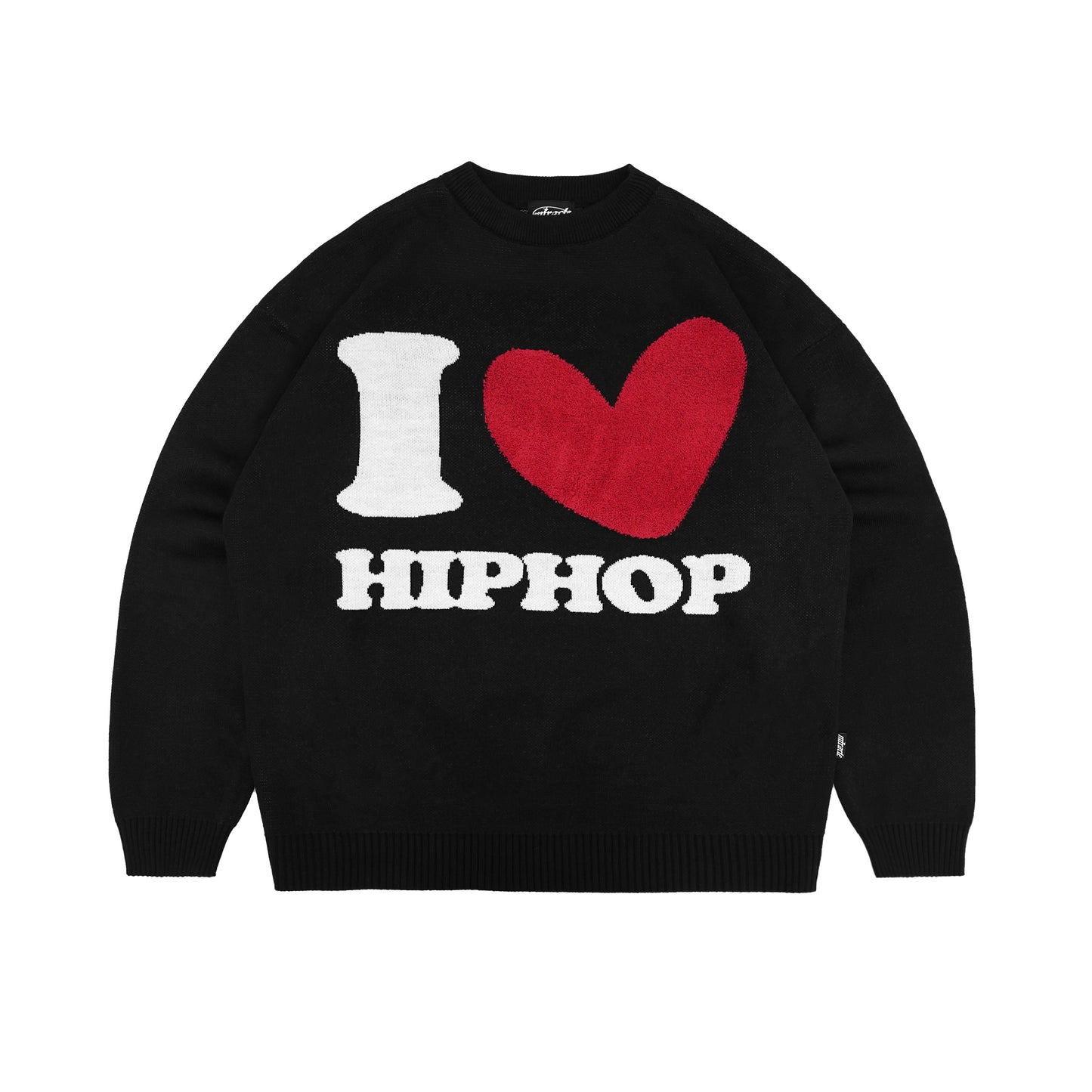 Miracle Mates - Amoor Black Knitwear Oversized