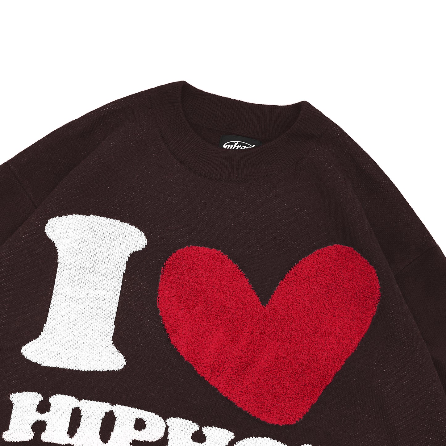 Miracle Mates - Amoor Brown Knitwear Oversized