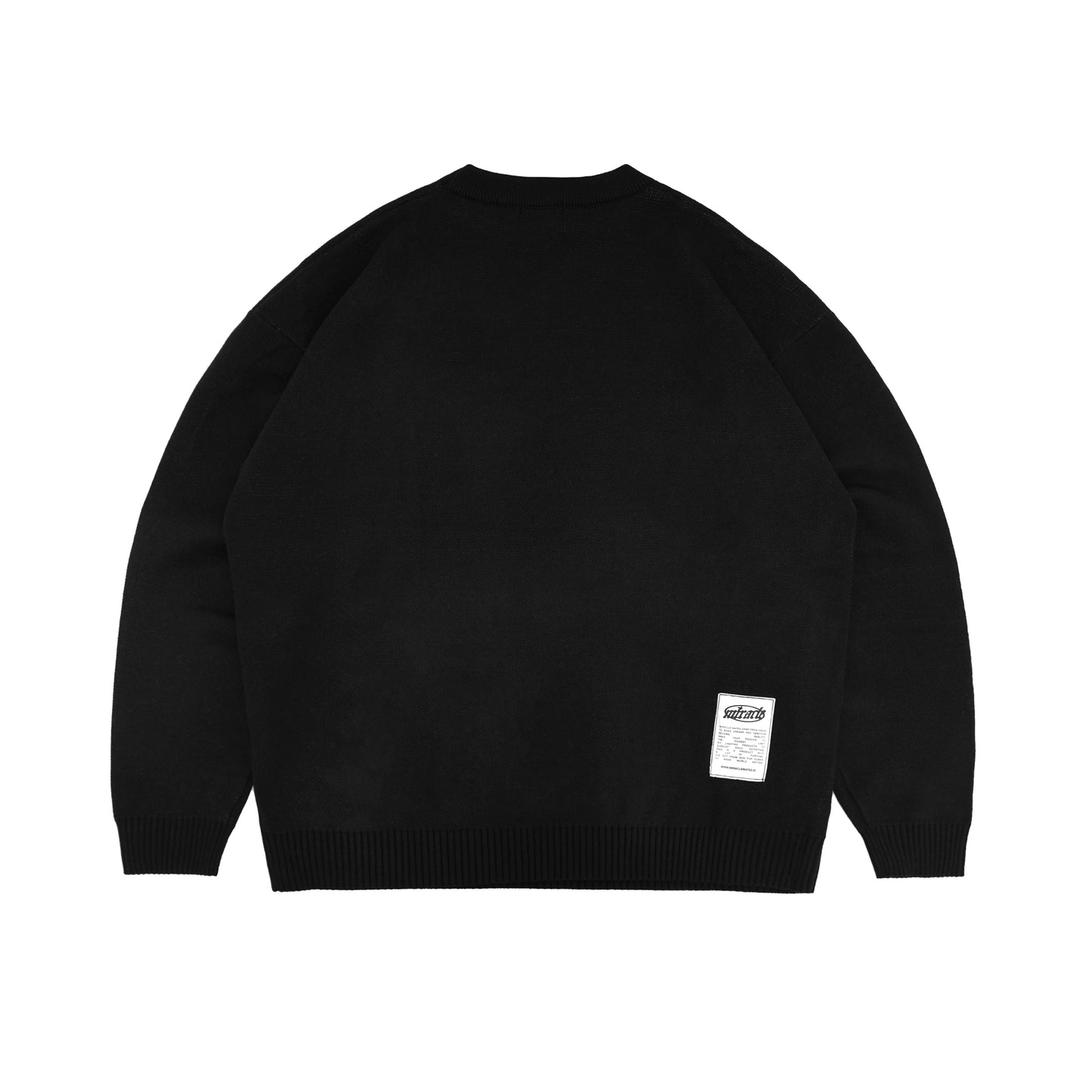 Miracle Mates - Stray Black Knitwear Oversized