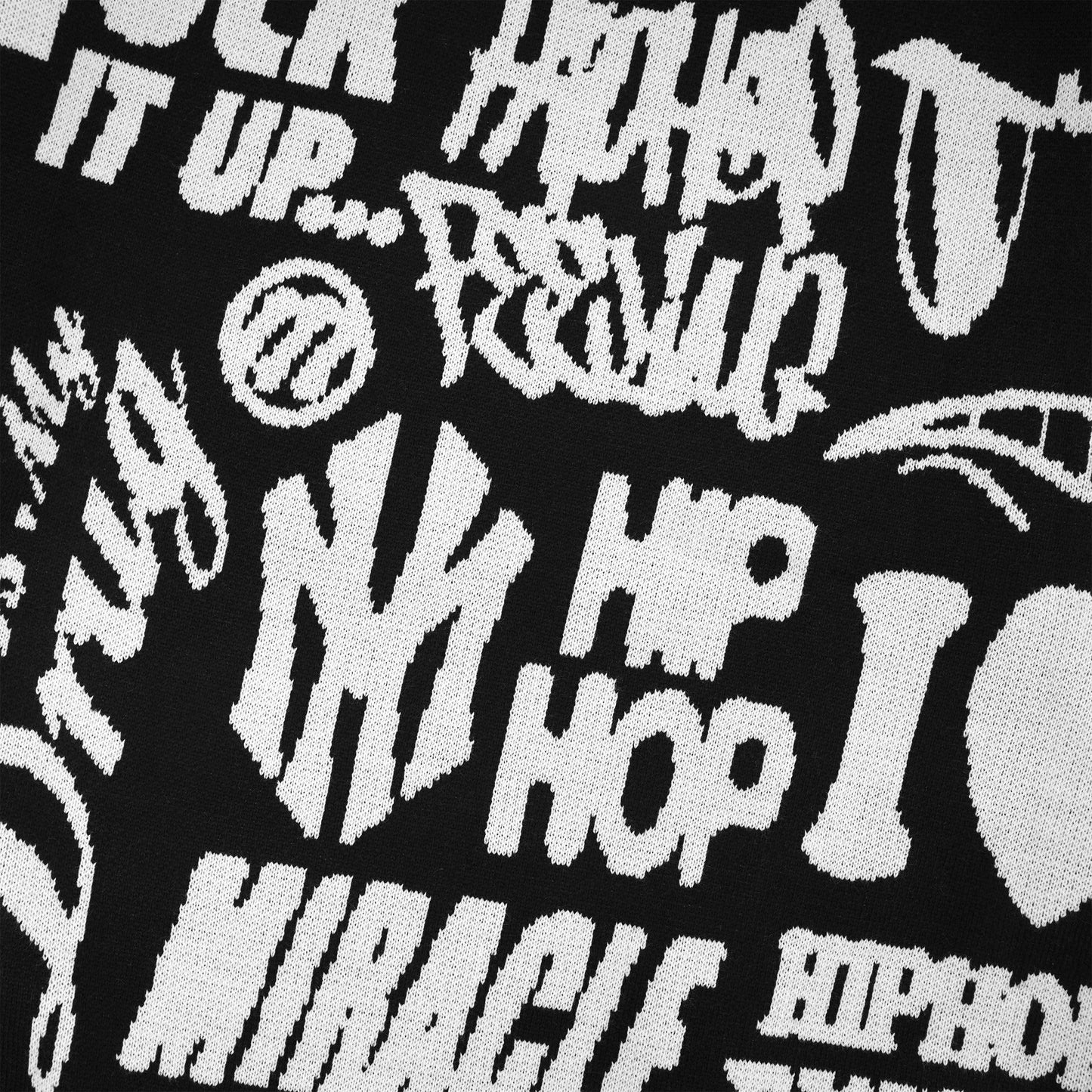 Miracle Mates - Stray Black Knitwear Oversized