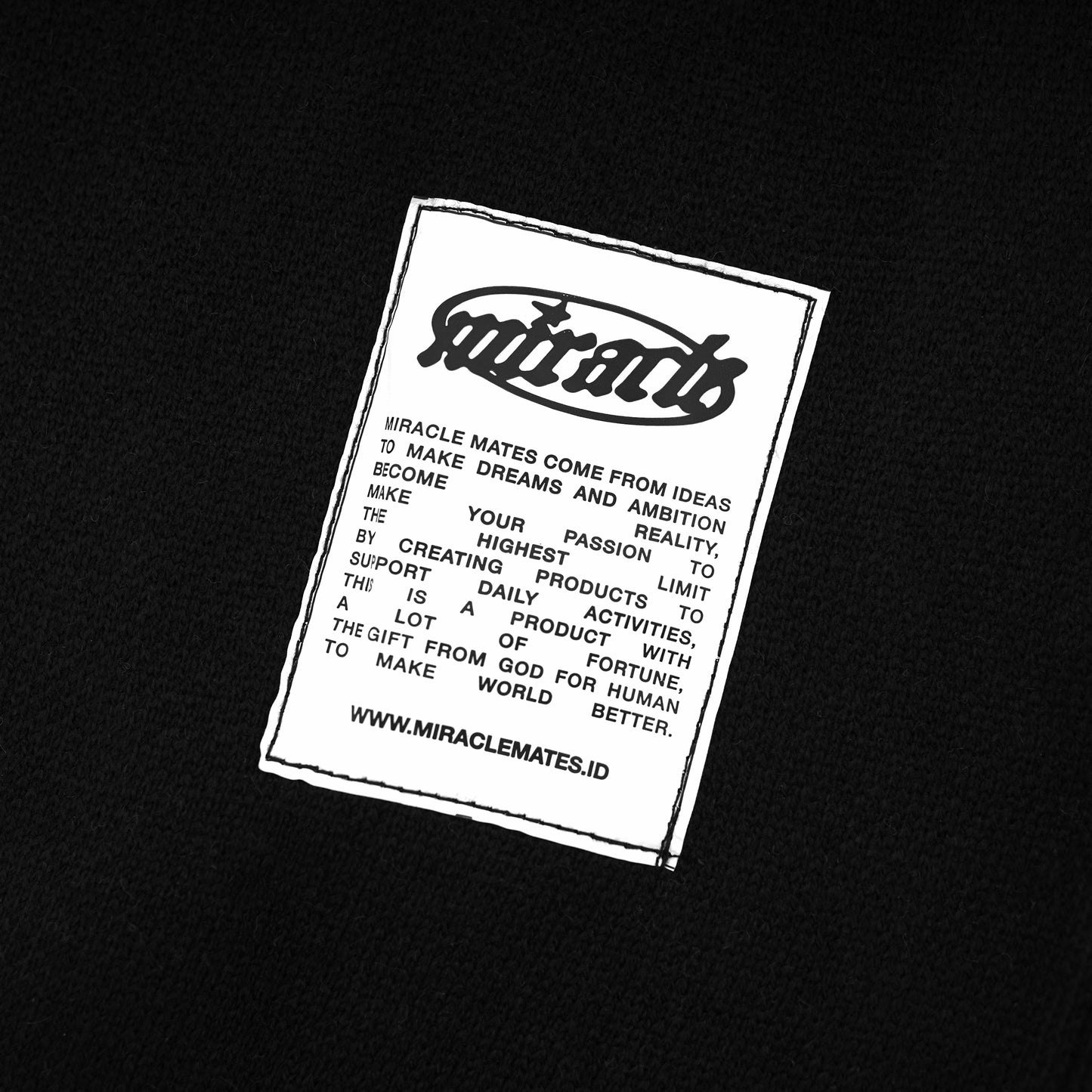 Miracle Mates - Stray Black Knitwear Oversized