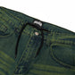 Spades Green Busted Denim Loose Baggy Pants