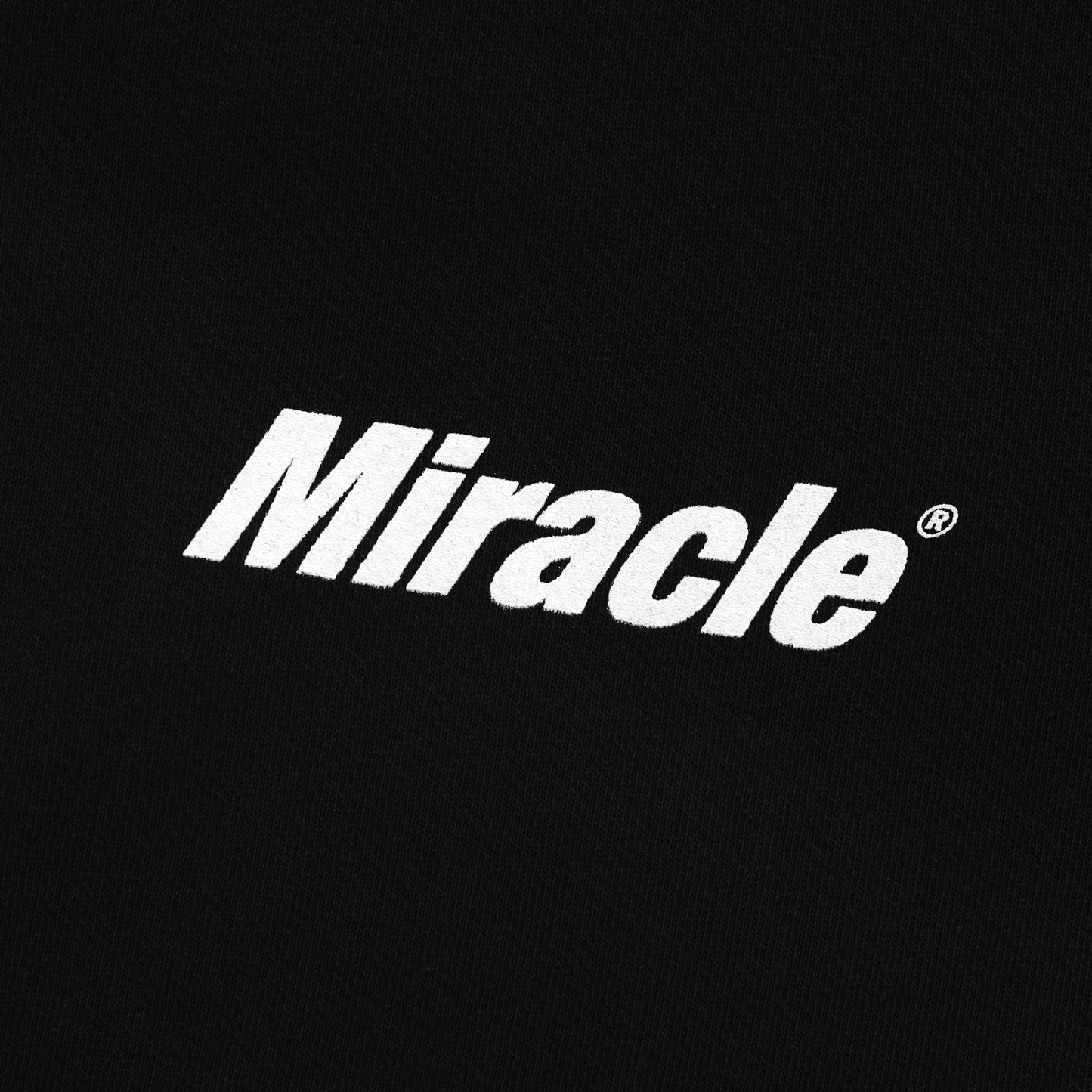 Miracle Mates - Lacher Black Longsleeve Oversized T Shirt