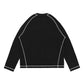 Void Black Longsleeve Waffle Shirt