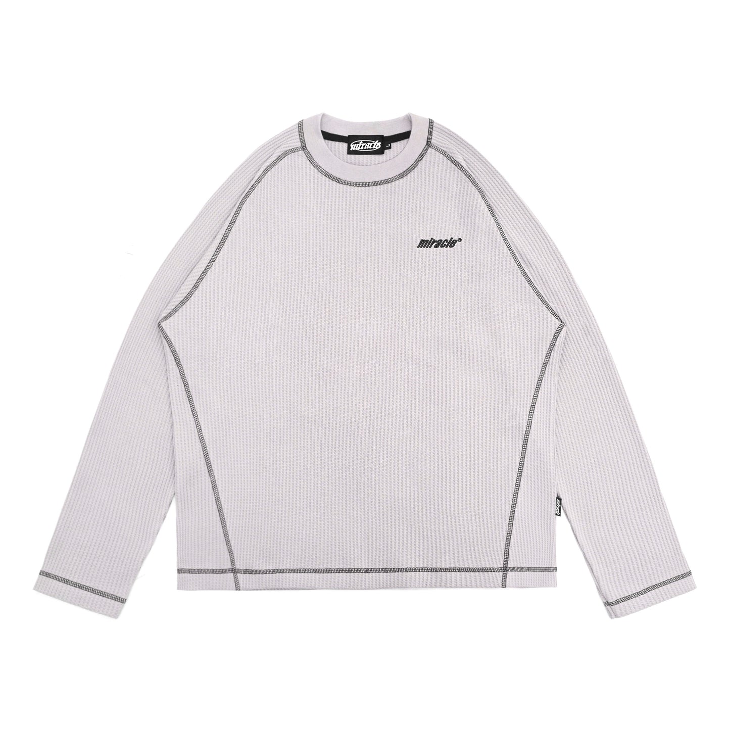 Miracle Mates - Void Grey Longsleeve Waffle Shirt