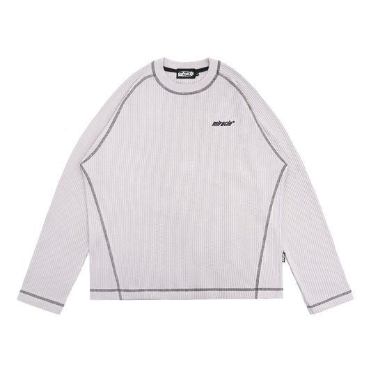 Miracle Mates - Void Grey Longsleeve Waffle Shirt