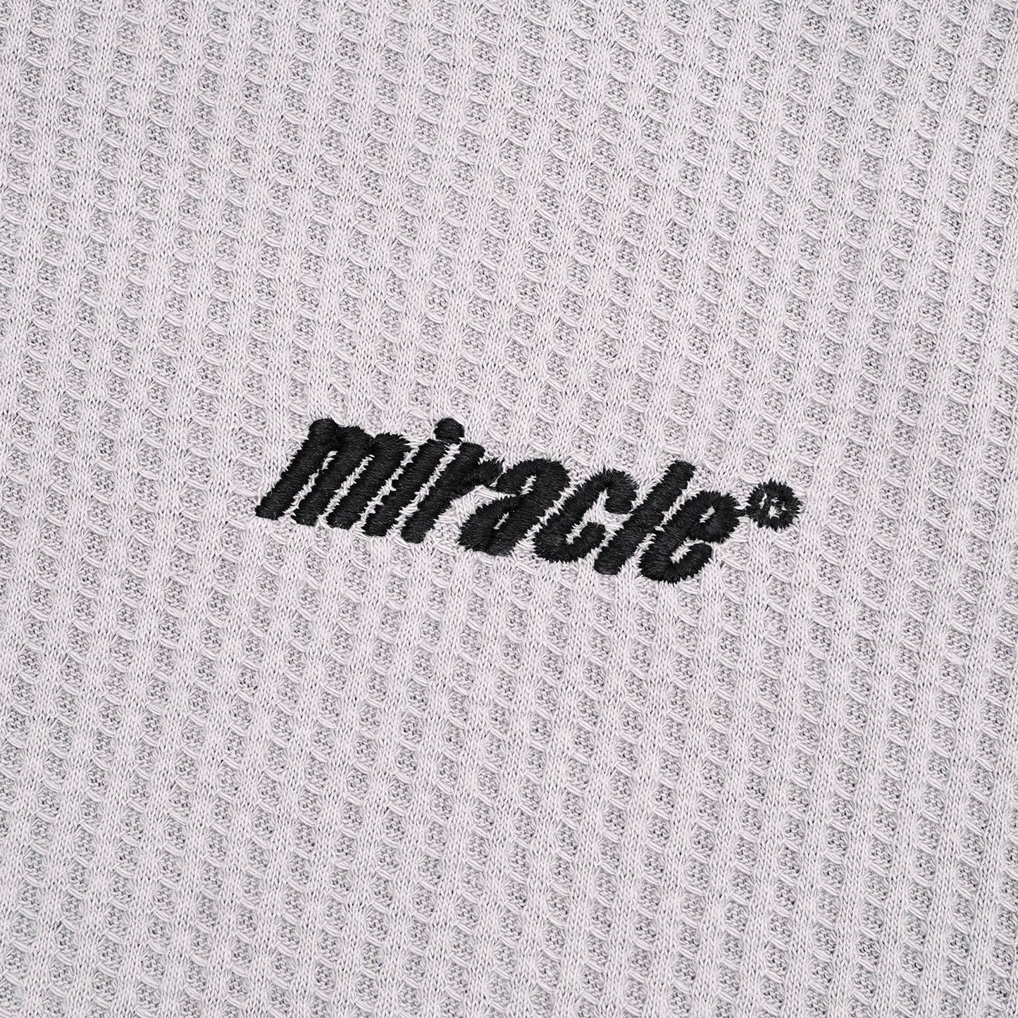 Miracle Mates - Void Grey Longsleeve Waffle Shirt