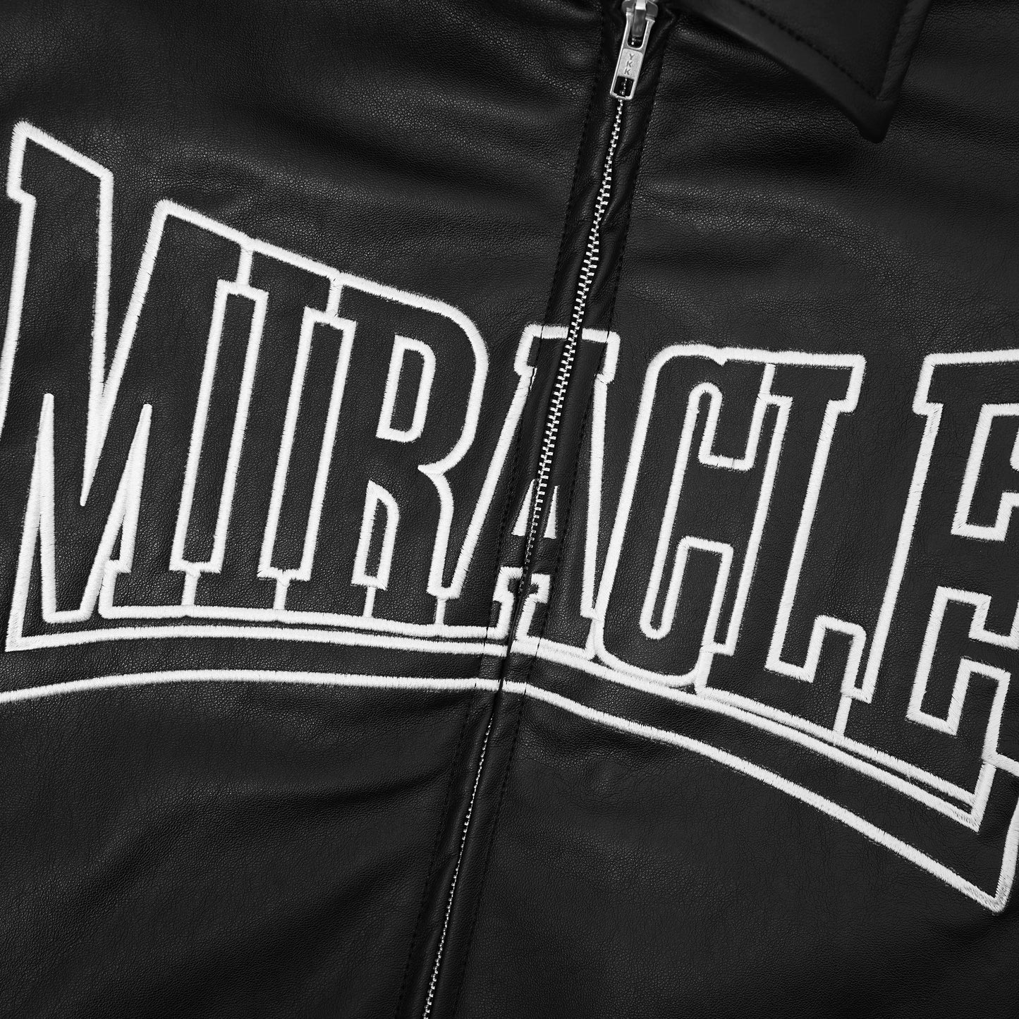 Miracle Mates - Noctra Black Leather Jacket
