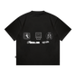 Miracle Mates - Mistec Black Oversized T Shirt