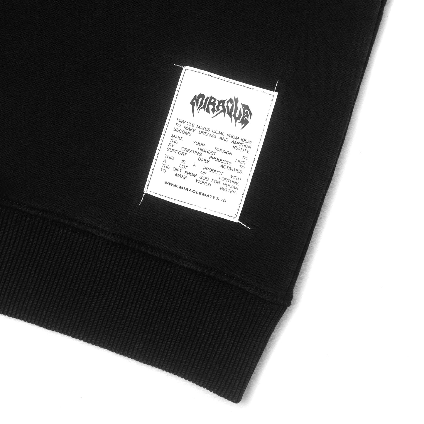 Miracle Mates - Glint Black Heavyweight Hoodie