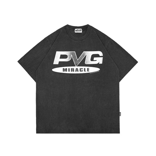 Miracle Mates - PVG Black Wash T Shirt Collaboration Poris