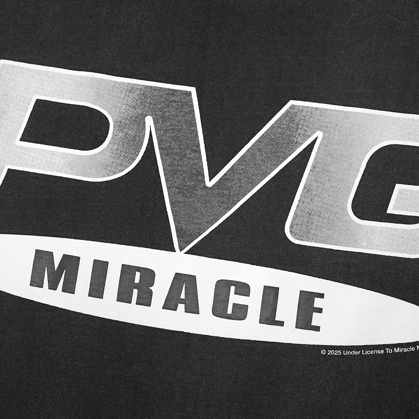 Miracle Mates - PVG Black Wash T Shirt Collaboration Poris
