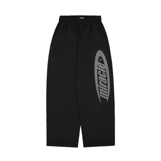 Miracle Mates - Sivore Black Baggy Sweatpants