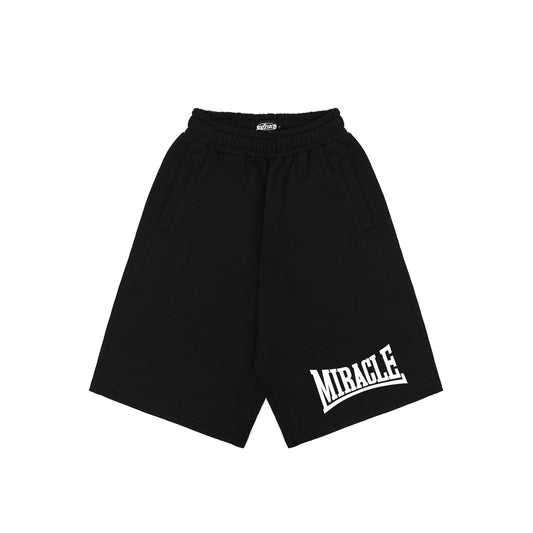 Miracle Mates - Valour Black Sweatshorts Pants