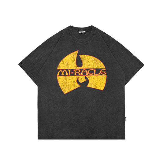 Miracle Mates - Rodzin Black Wash Oversized T Shirt