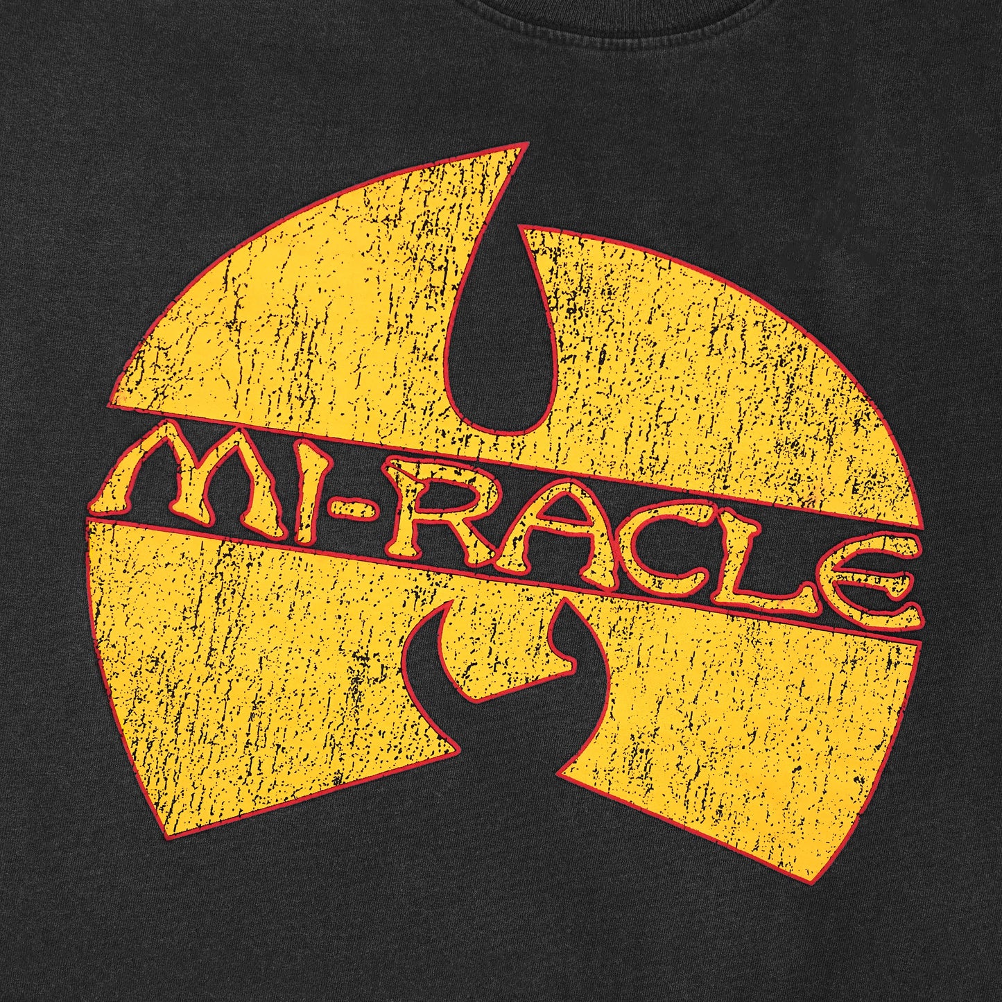 Miracle Mates - Rodzin Black Wash Oversized T Shirt