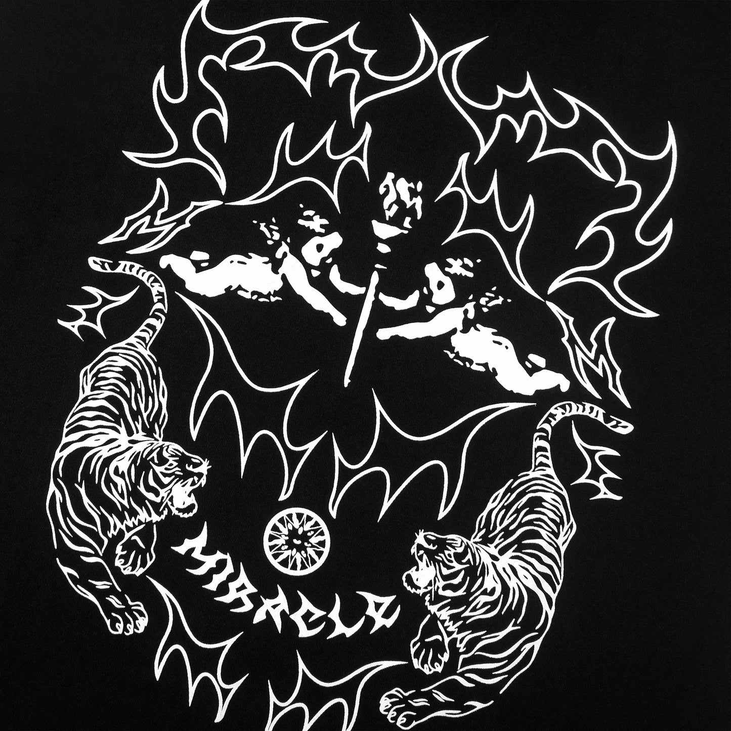 Miracle Mates - Tribe Black Oversized T Shirt