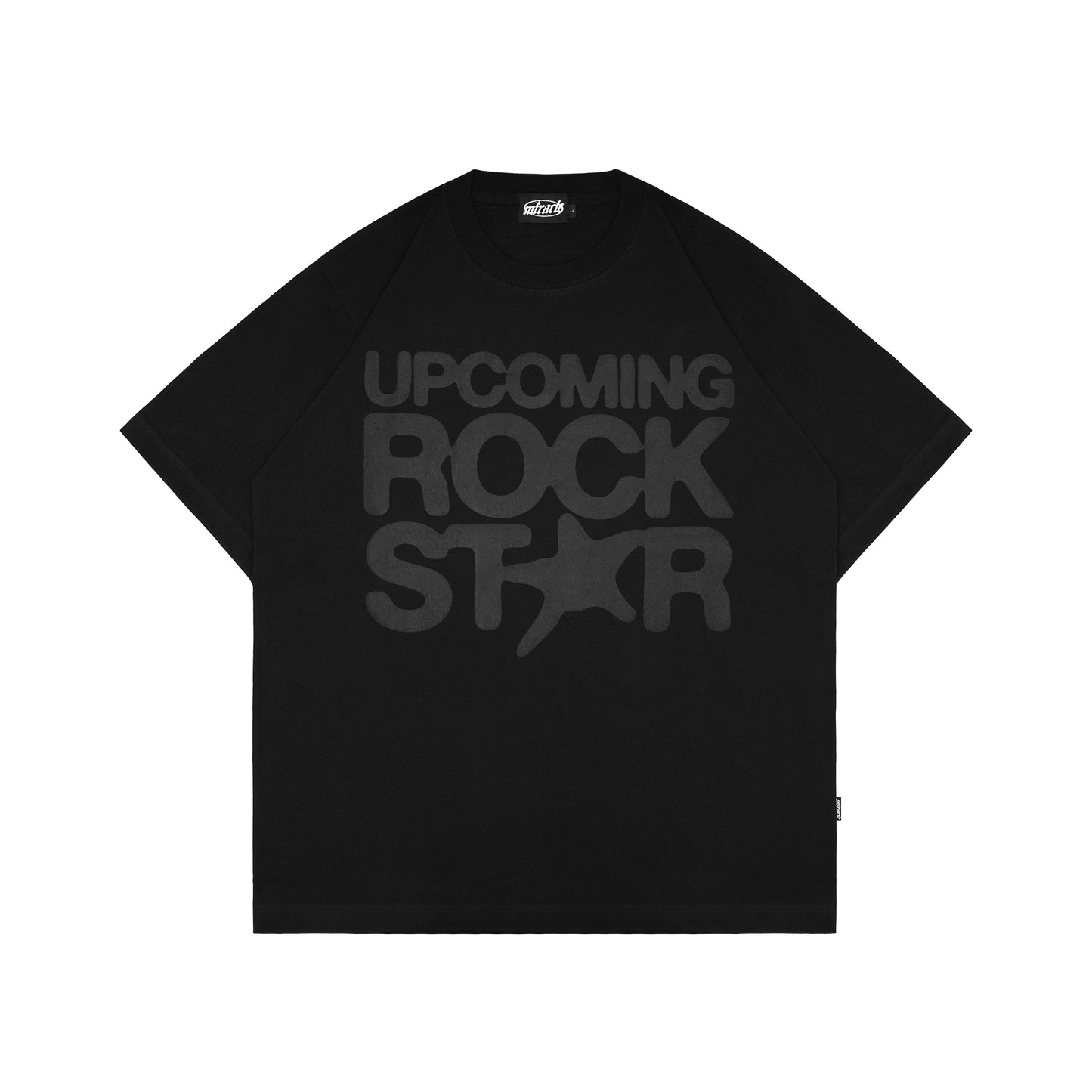 Miracle Mates - Cratch Black Oversized T Shirt