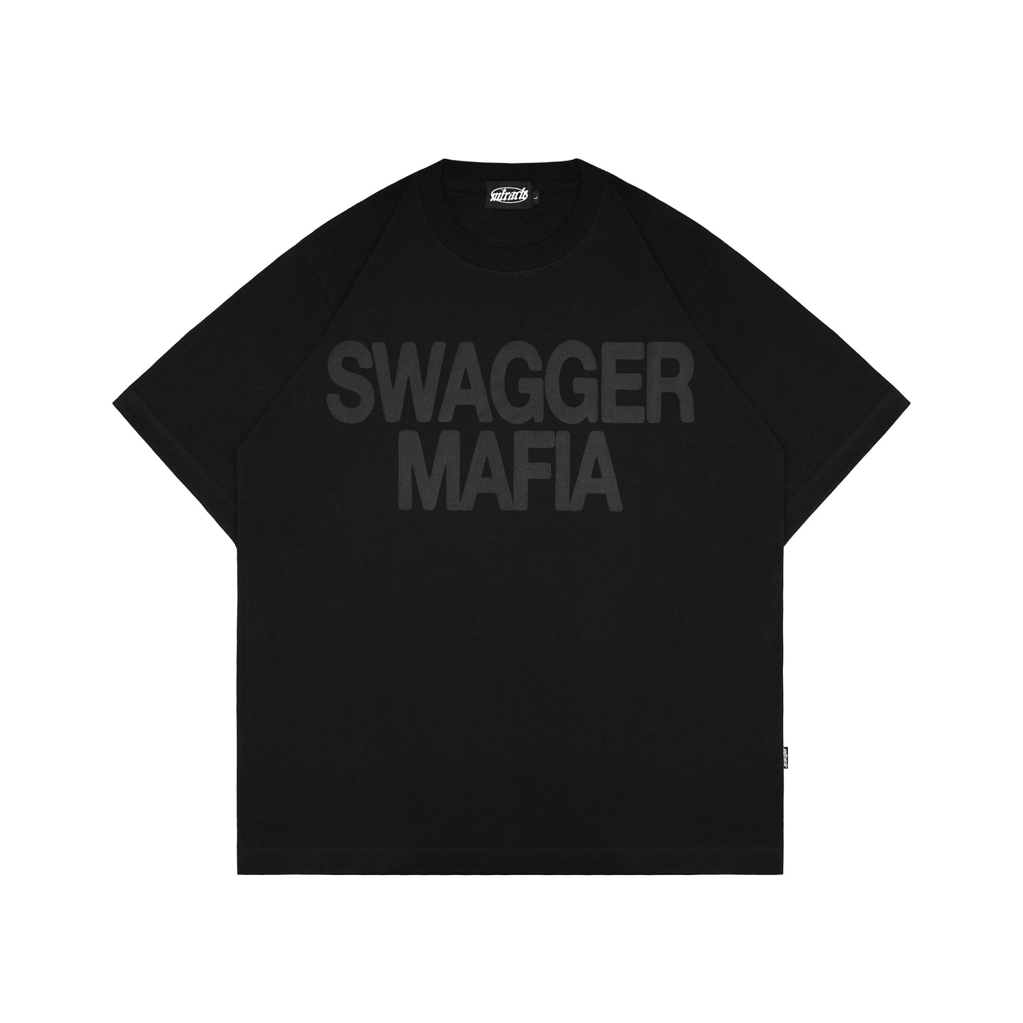 Miracle Mates - Slava Black Oversized T Shirt