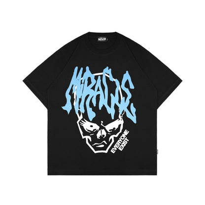 Miracle Mates - Wich Black Oversized T Shirt