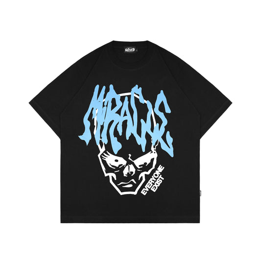 Miracle Mates - Wich Black Oversized T Shirt