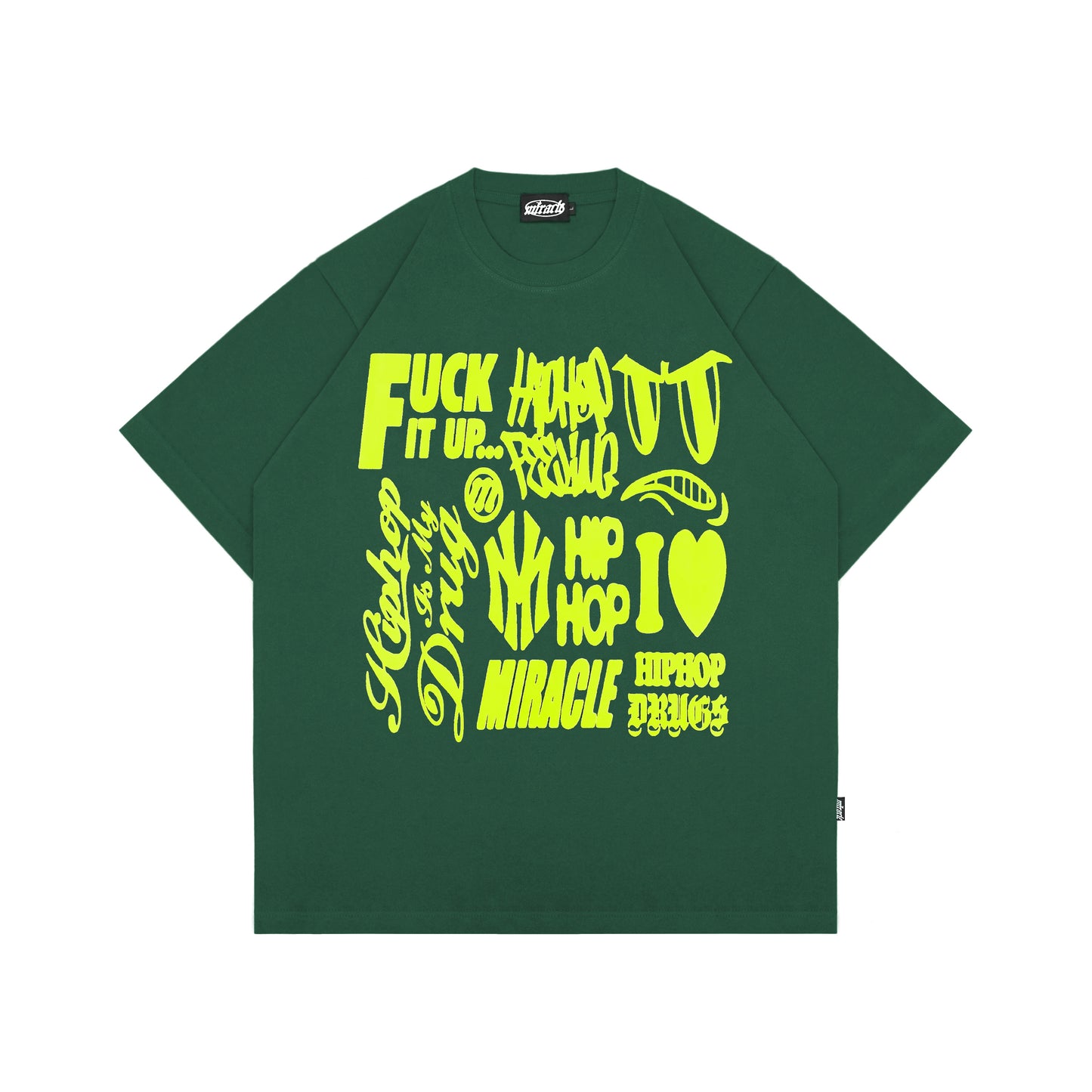 Miracle Mates - Lanzer Green Oversized T Shirt