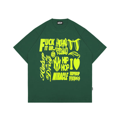 Miracle Mates - Lanzer Green Oversized T Shirt