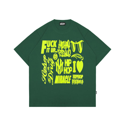 Miracle Mates - Lanzer Green Oversized T Shirt
