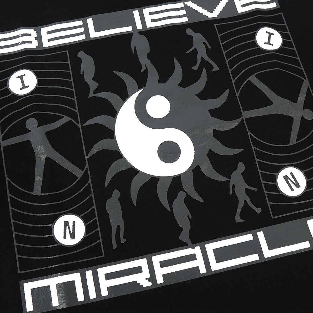 Believe Black Double Layer T Shirt Collaboration Evil