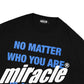 Miracle Mates - Modda Black Oversized T Shirt