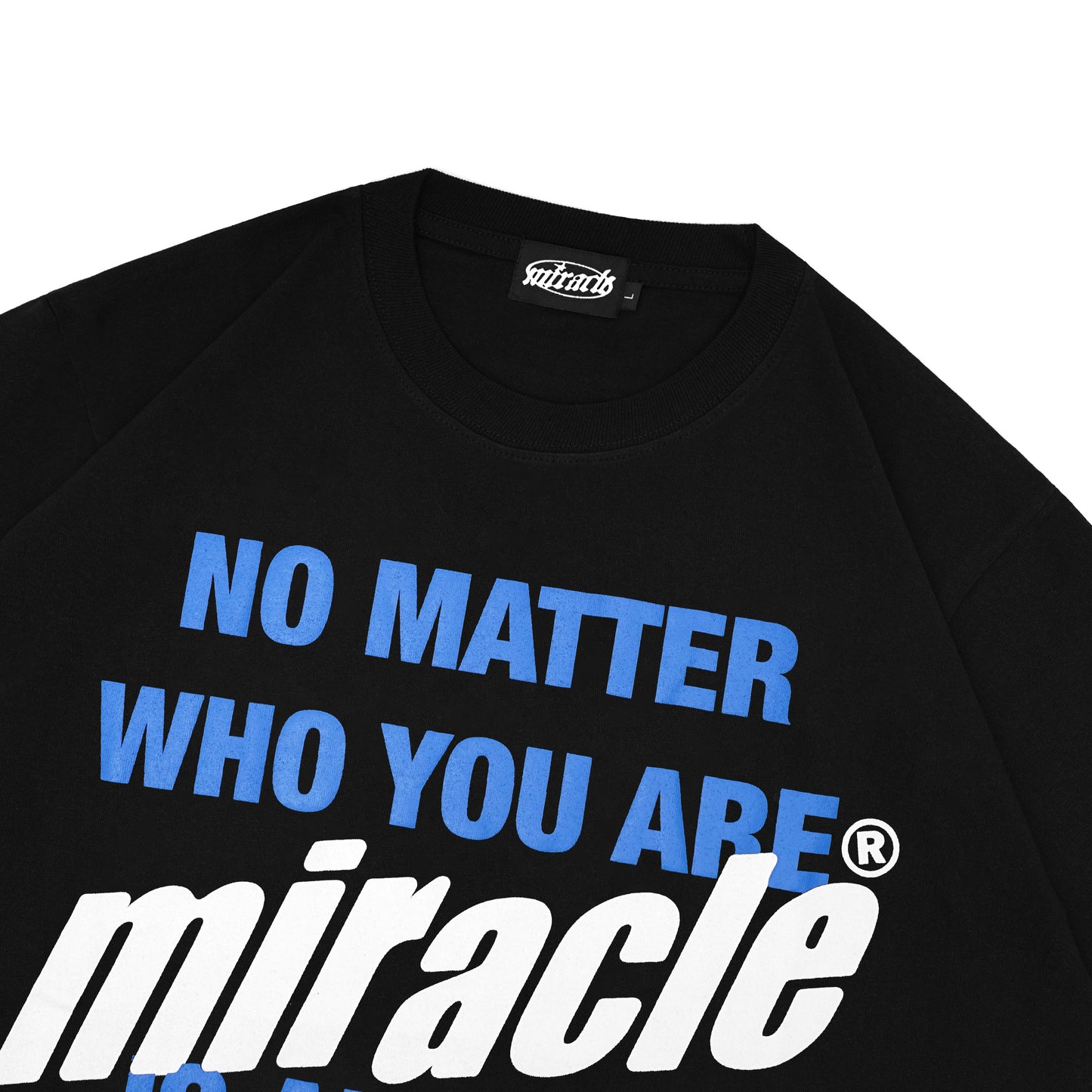 Miracle Mates - Modda Black Oversized T Shirt