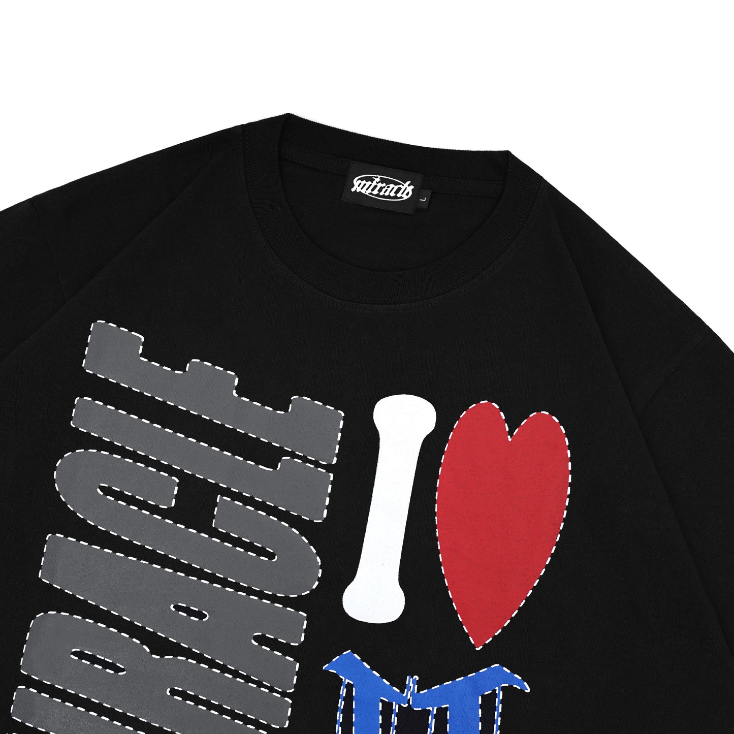 Miracle Mates - Enigma Black Oversized T Shirt