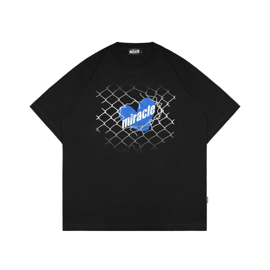 Miracle Mates - Vortex Black Oversized T Shirt