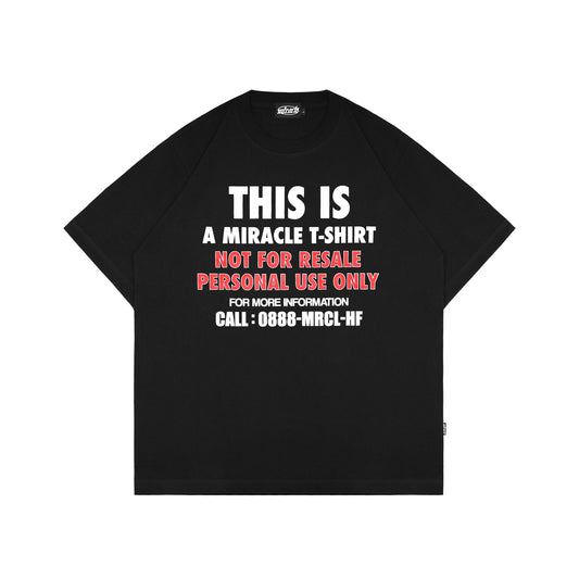 Miracle Mates - Vesco Black Oversized T Shirt